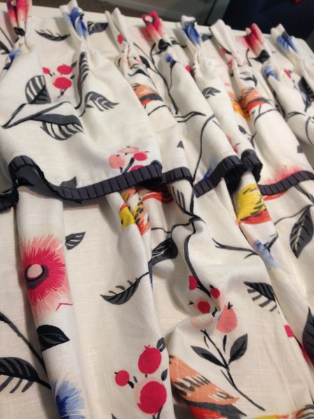 The Singing Bird Drapery Panels, www.erinsnotions.com