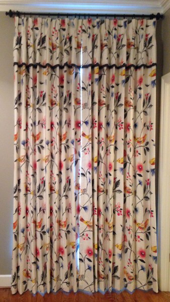 The Singing Bird Custom Draperies, www.erinsnotions.com