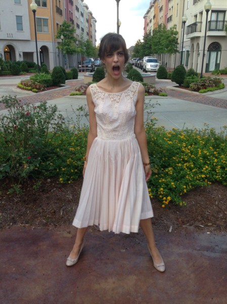 bloopers from fashion blog post