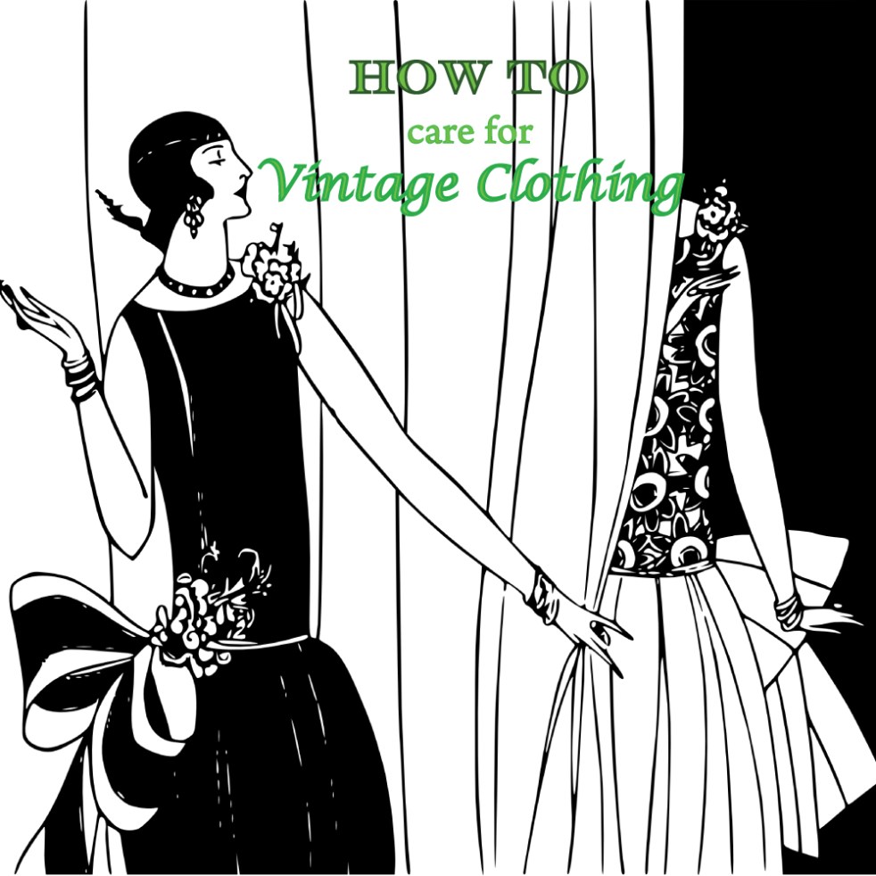 how to care for vintage clothing, www.erinsnotions.com