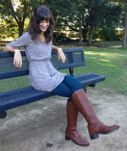 riding boots with tights for fall