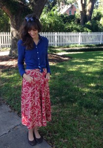 transition summer skirt to fall
