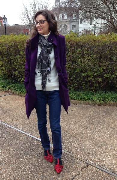 purple and red color mixing for winter