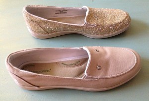 DIY: sparkle shoes