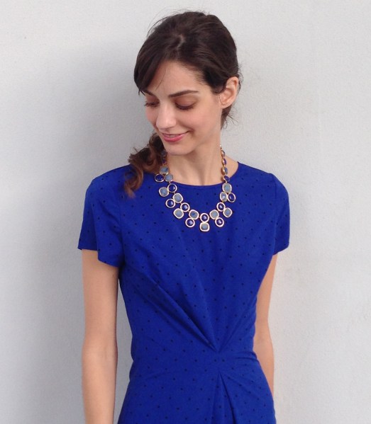 Easy refashion with a center front pleat