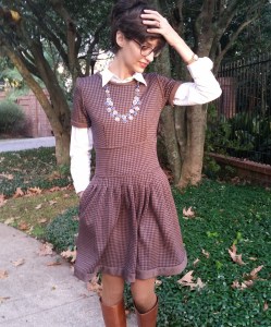 winter dress with pockets