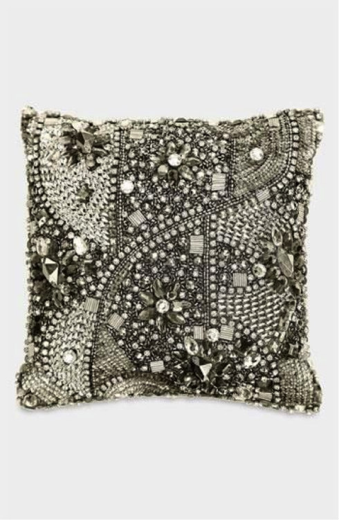 turn glittery dress into home pillow