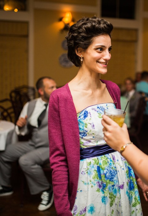 Custom Floral Bridesmaid Dress