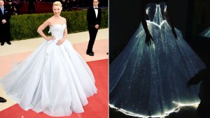 Clare Danes in Zac Posen's light up dress