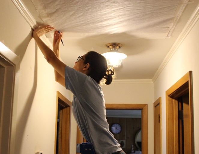 Tracing attic opening