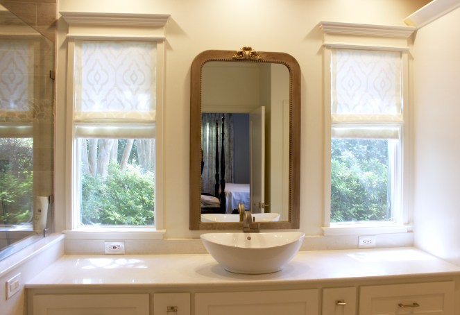 Roman Shade for Master Bathroom